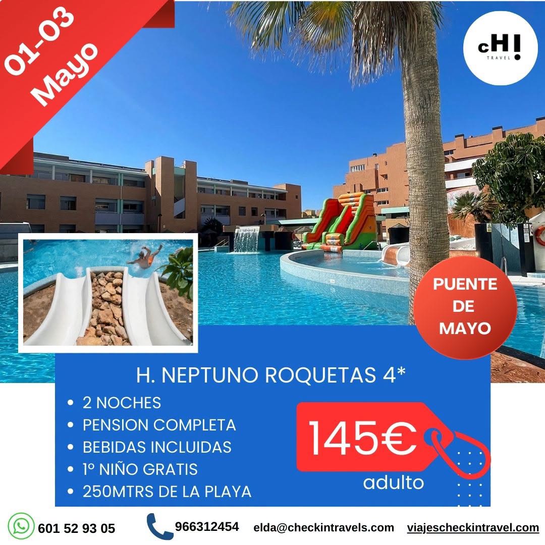 OFERTON PUENTE DE MAYO EN ROQUETAS DE MAR