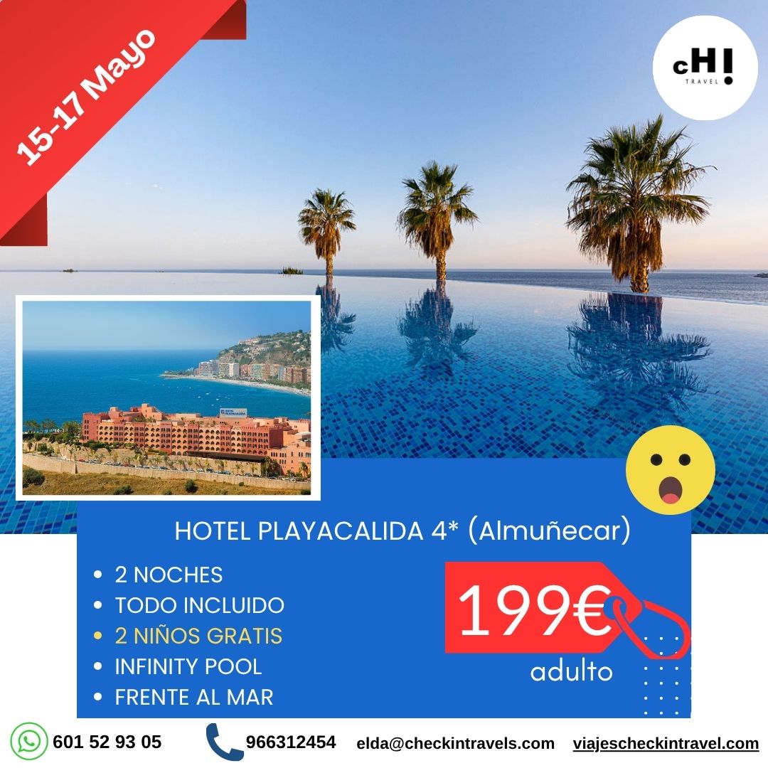 OFERTON MAYO ALMUÑECAR CON 2 NIÑOS GRATIS TI