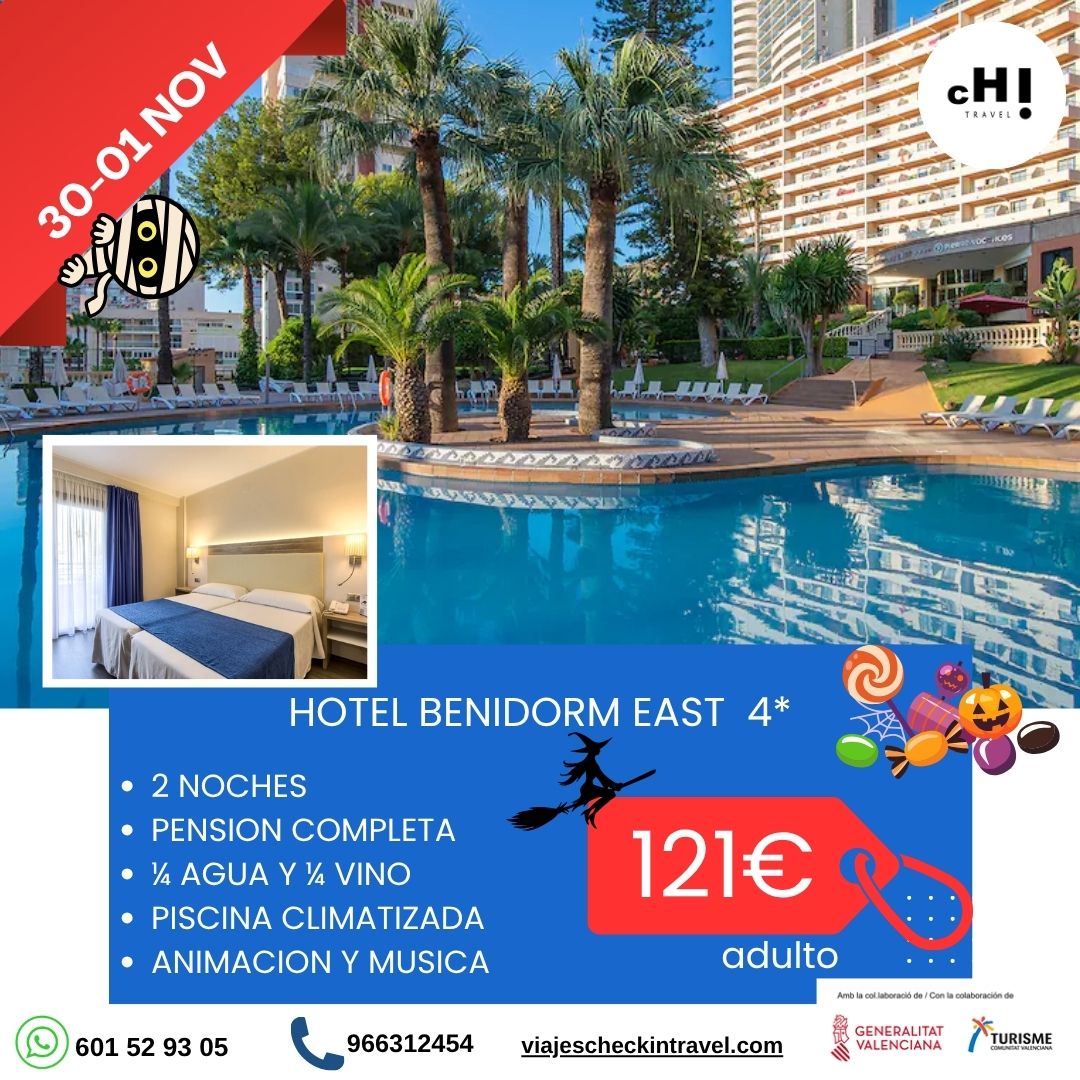 OFERTA FINDE HALLOWEEN BENIDORM