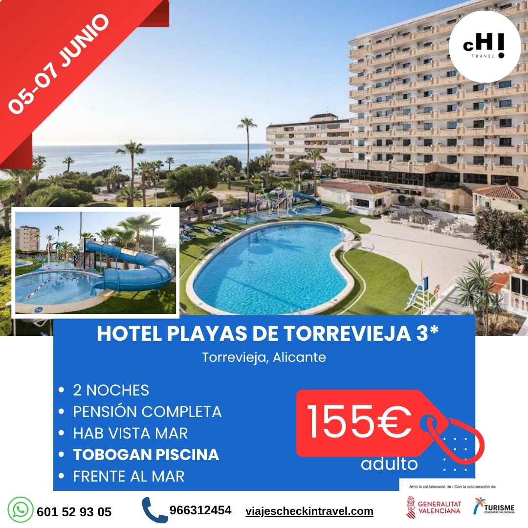 OFERTA FINDE DE JUNIO EN TORREVIEJA