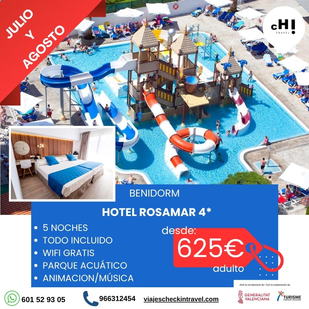 VERANO CON TOBOGANES EN BENIDORM